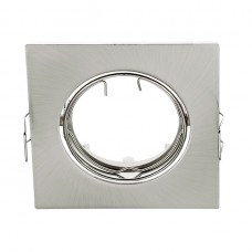 Σποτ Τετράγωνο Χωνευτό Κινητό Αλουμινίου Σατινέ 21-15866